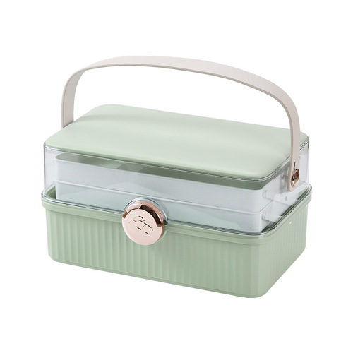 Large medical box home decoration large capacity dormitory first aid medical box medicine multi-layer portable storage medicine box