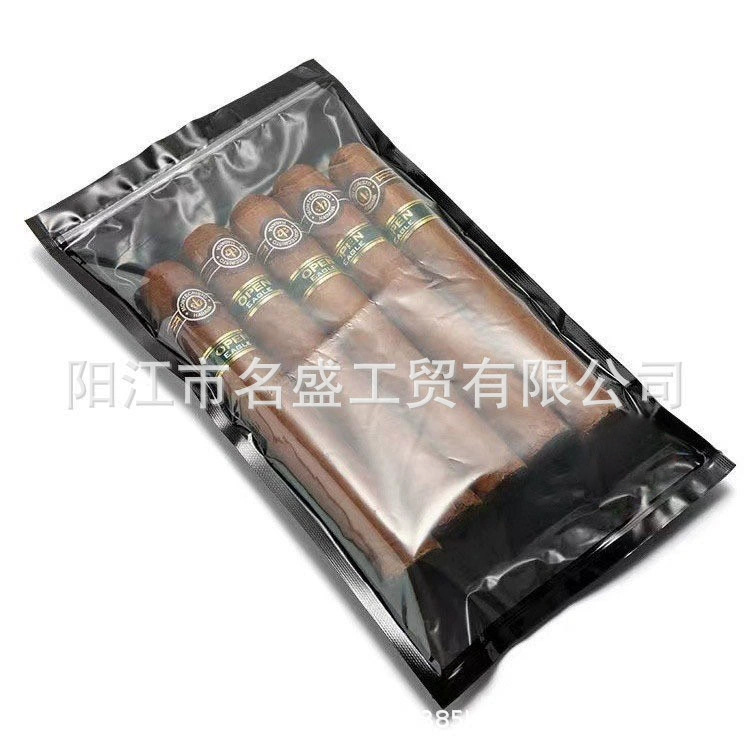 Cigar bolsa portátil cigarro bolsa hidratante humidificador sellado bolsa de almacenamiento cigarro bolsa hidratante transparente bolsa hidratante al aire libre