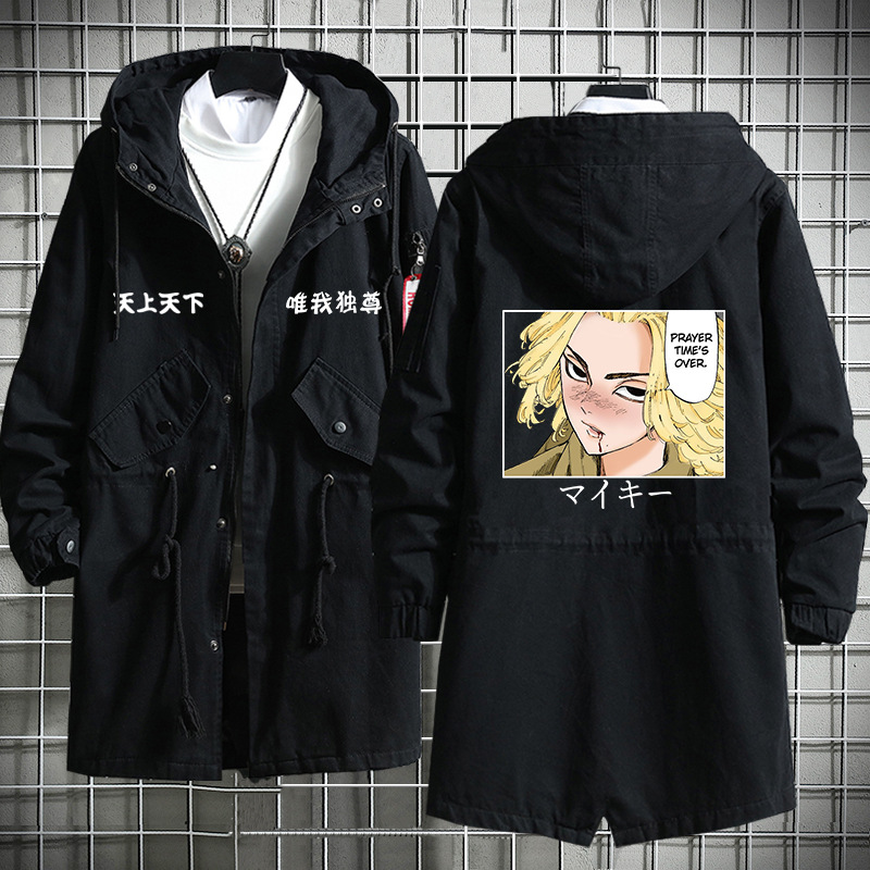 Tokio héroe Avengers Saano wanshilang Dragón Palacio Templo Ataque Especial ropa mismo estilo de los hombres y las mujeres trench coat Nuevo image 19