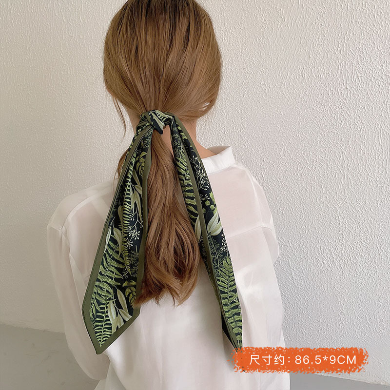 Pañuelo de seda banda para el cabello estilo francés para mujer cinta para el cabello accesorios para el cabello tocado Red para el cabello rojo 2023 nueva cinta trenzada para el cabello diadema