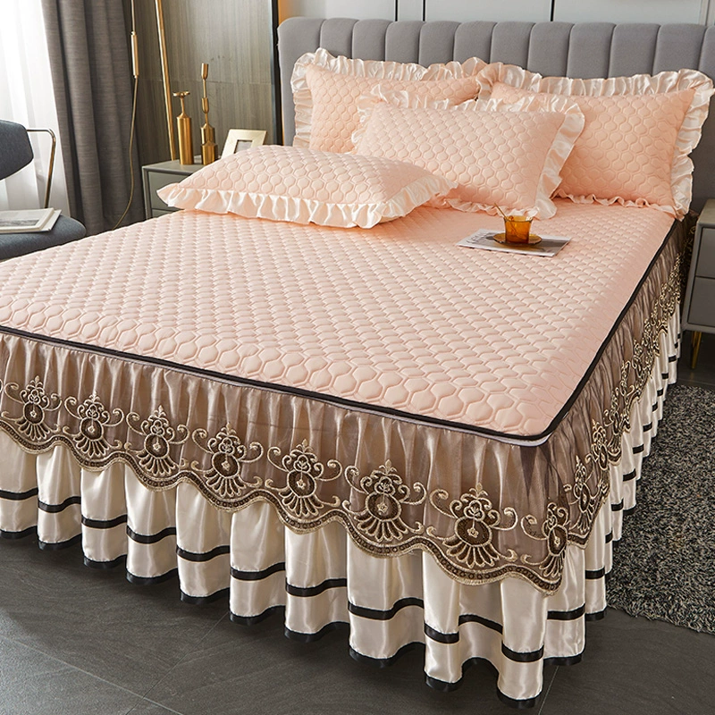 Матрац? Actually input: "Mat, set, silk removable bedspread, European style, 3 piece set"