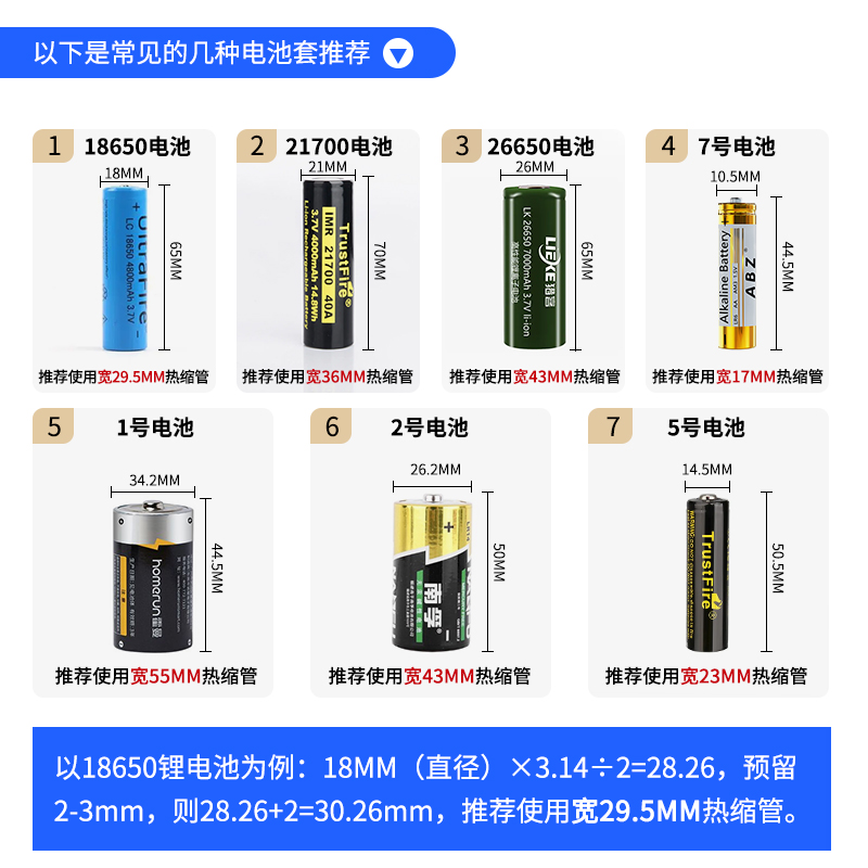 Tubo de PVC verde termorretráctil cubierta de batería película termorretráctil aislante ignífugo cubierta de batería ancho de paquete 7mm ~ 333mm mayorista