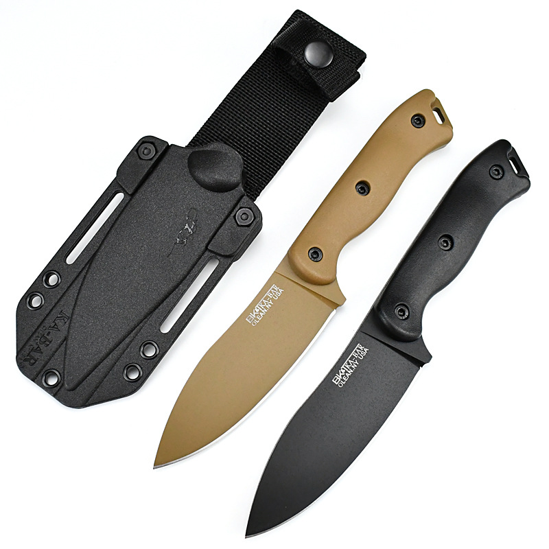 跨境爆品直刀户外刀便携随身小刀求生刀军刀野外狩猎高硬度求生刀