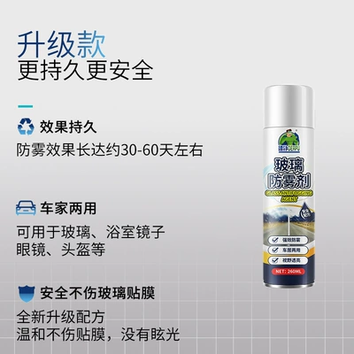Long-Lasting Anti-Fog, Glass agent
