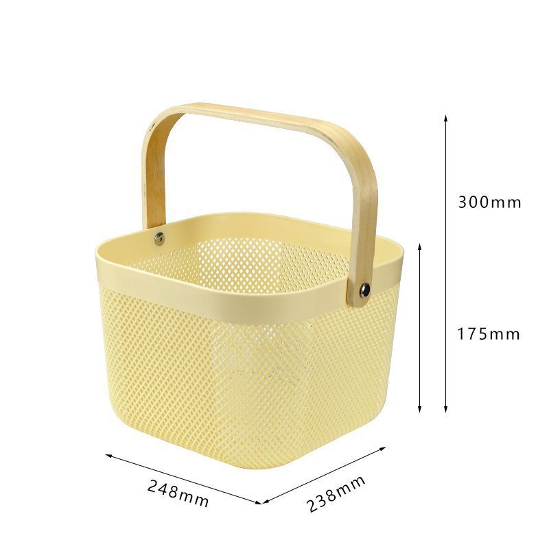 Estilo de cocina de baño canasta de almacenamiento Resalto canasta de almacenamiento de mano canasta de almacenamiento canasta de snack