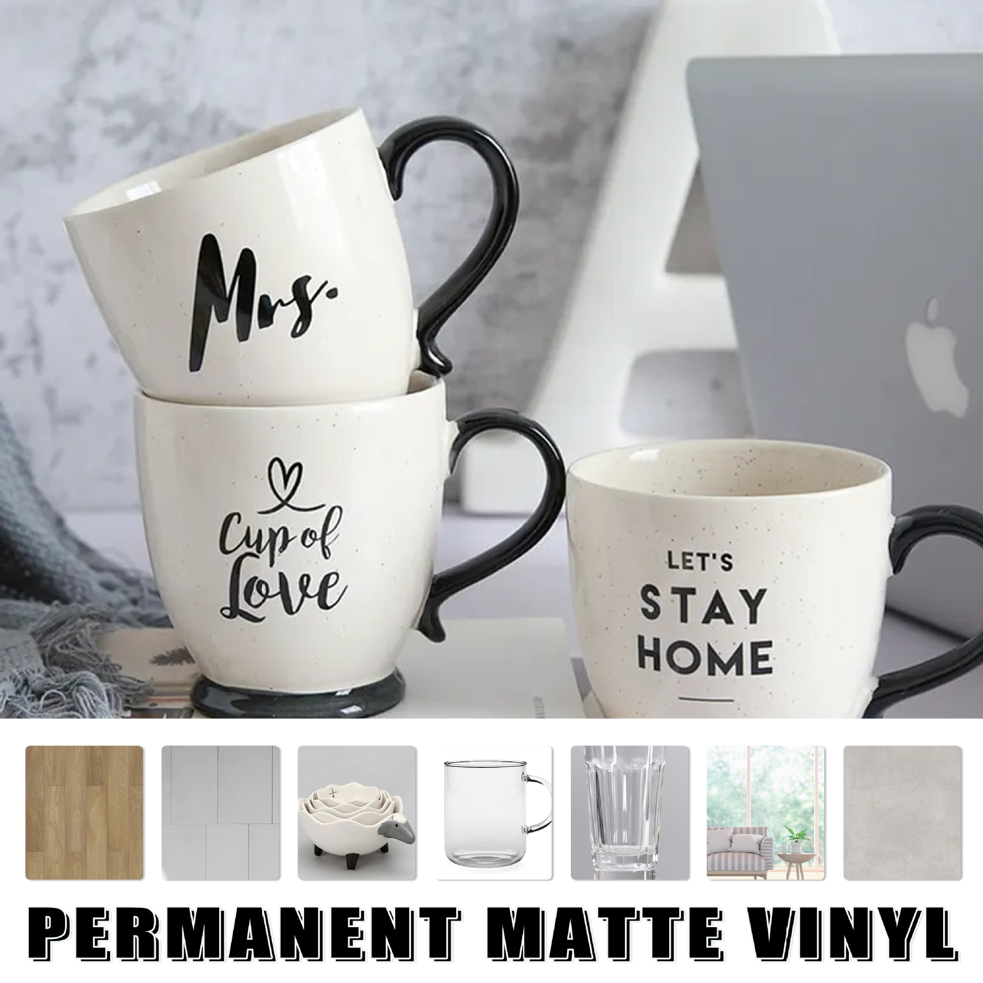 cricut adhesive permanent viny