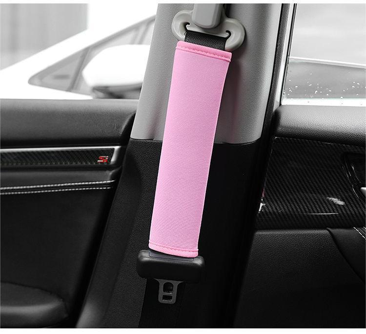Car Seat Belt Protective Cover, Universal Ice Silk Shoulder Pads, Anti-Slip, Anti-Sweat, Relieve Fatigue