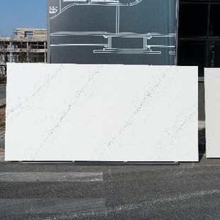 Support Customized Ly-3003 (Renior) Fish Belly White Large Board Kitchen Countertop Artificial Quartz Stone