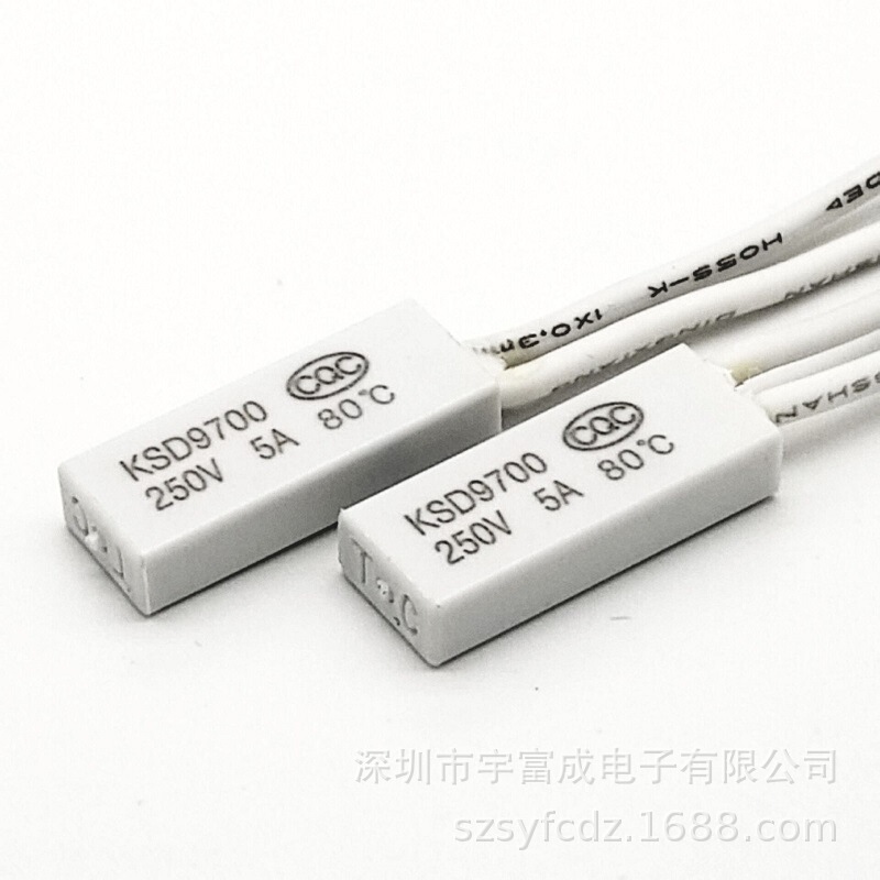 10A Ksd9700 Temperature Switch Thermostat Temperature Control Switch Ceramic Shell Oven Temperature Adjustment Automatic Temperature Control