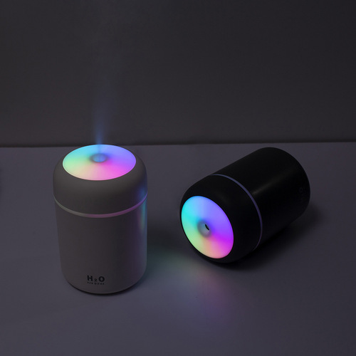 New Colorful Cup Air Humidifier Colorful Creative USB Lamp Mini Hydrating Car Humidifier Gift Cross-Border