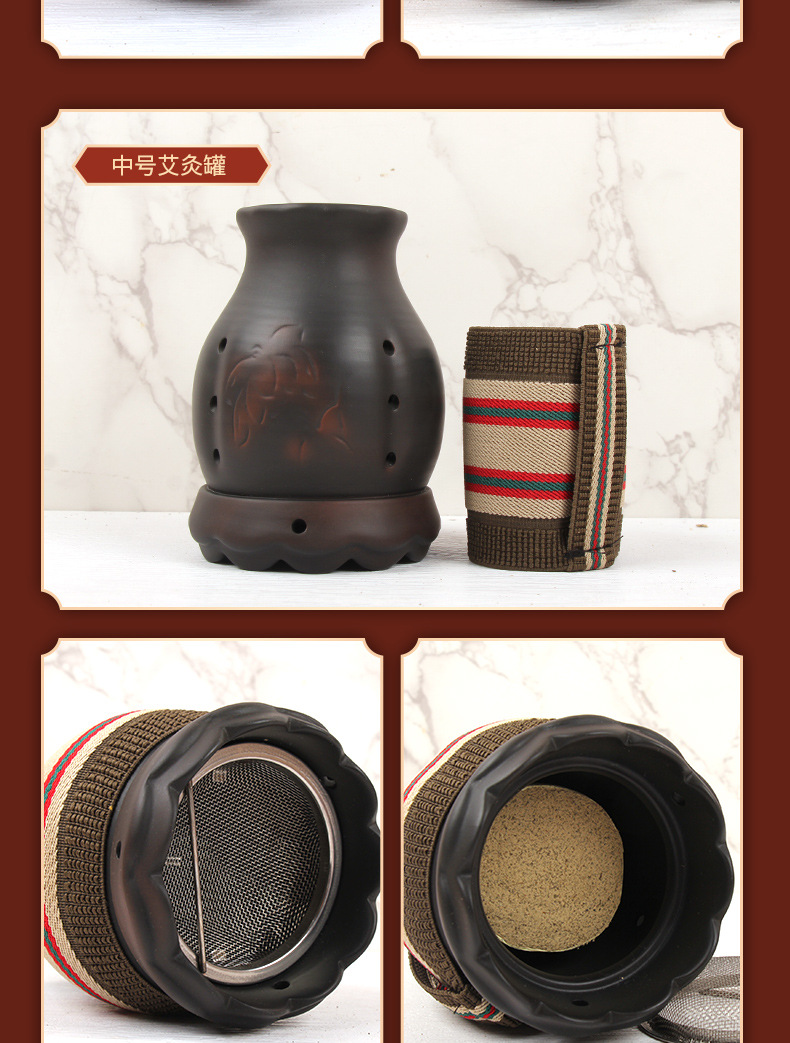 Handheld Fire Dragon Mug for Moxibustion and Gua Sha, Double-Layer Insulated Warm Compress Tool detail image 22