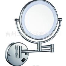 厂家 LED梳妆镜 全铜补光带灯LED化妆镜 台式双面镜壁挂 美容镜子
