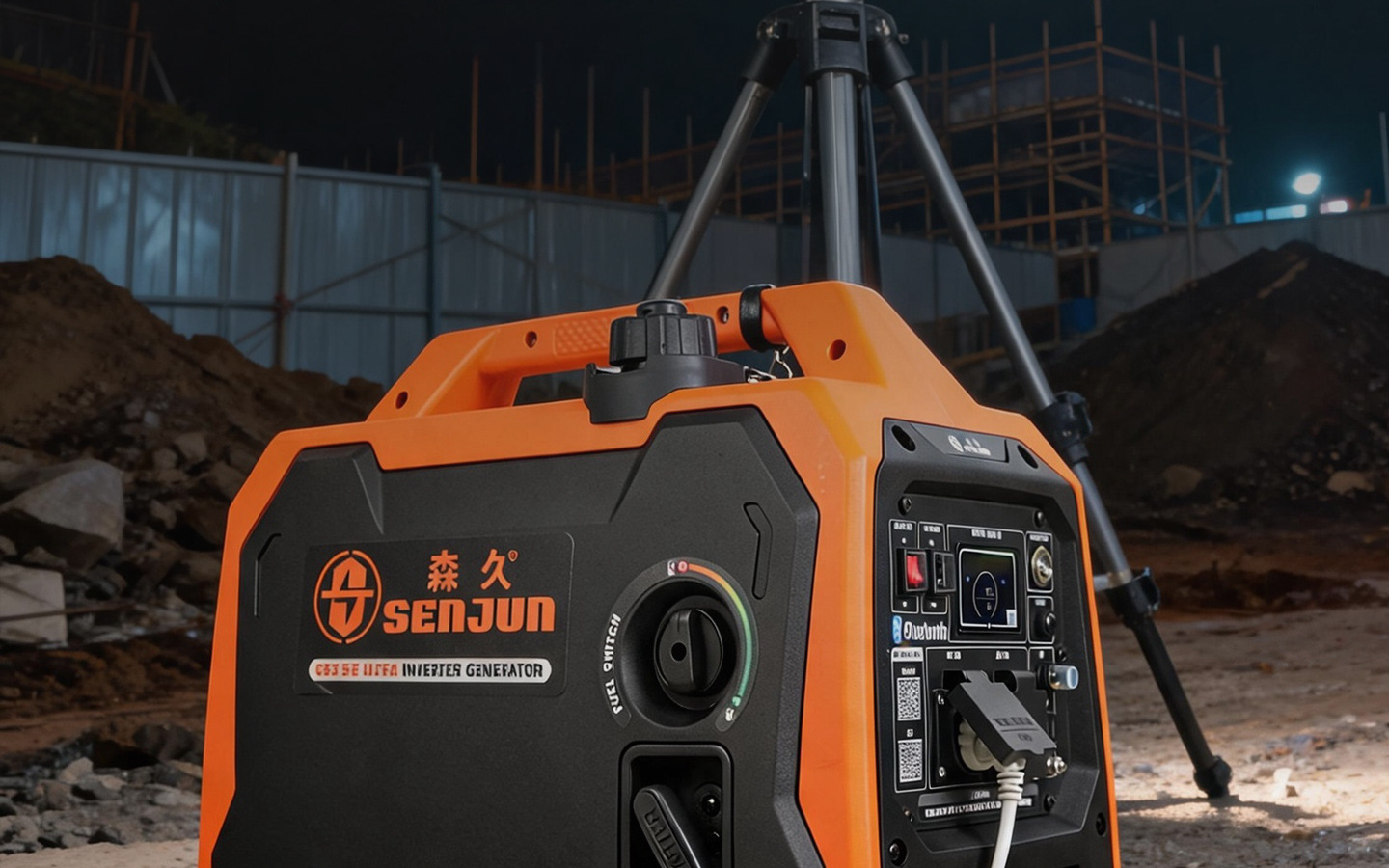 Senjiu Gasoline Generator 220V Variable Frequency 3.5Kw Portable Household Silent Rv Outdoor Camping Charging