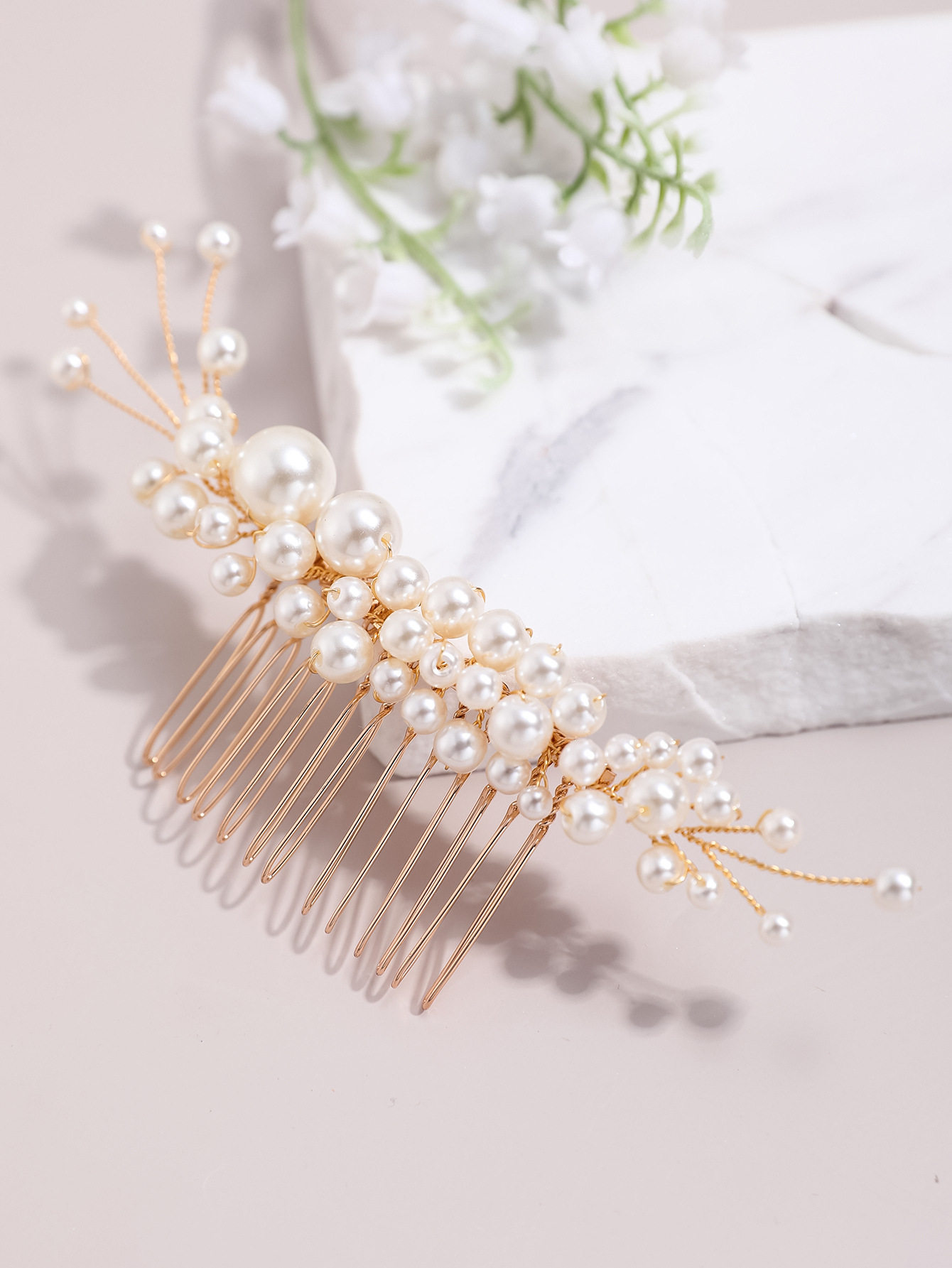 S8207KC 금발 빗 큰