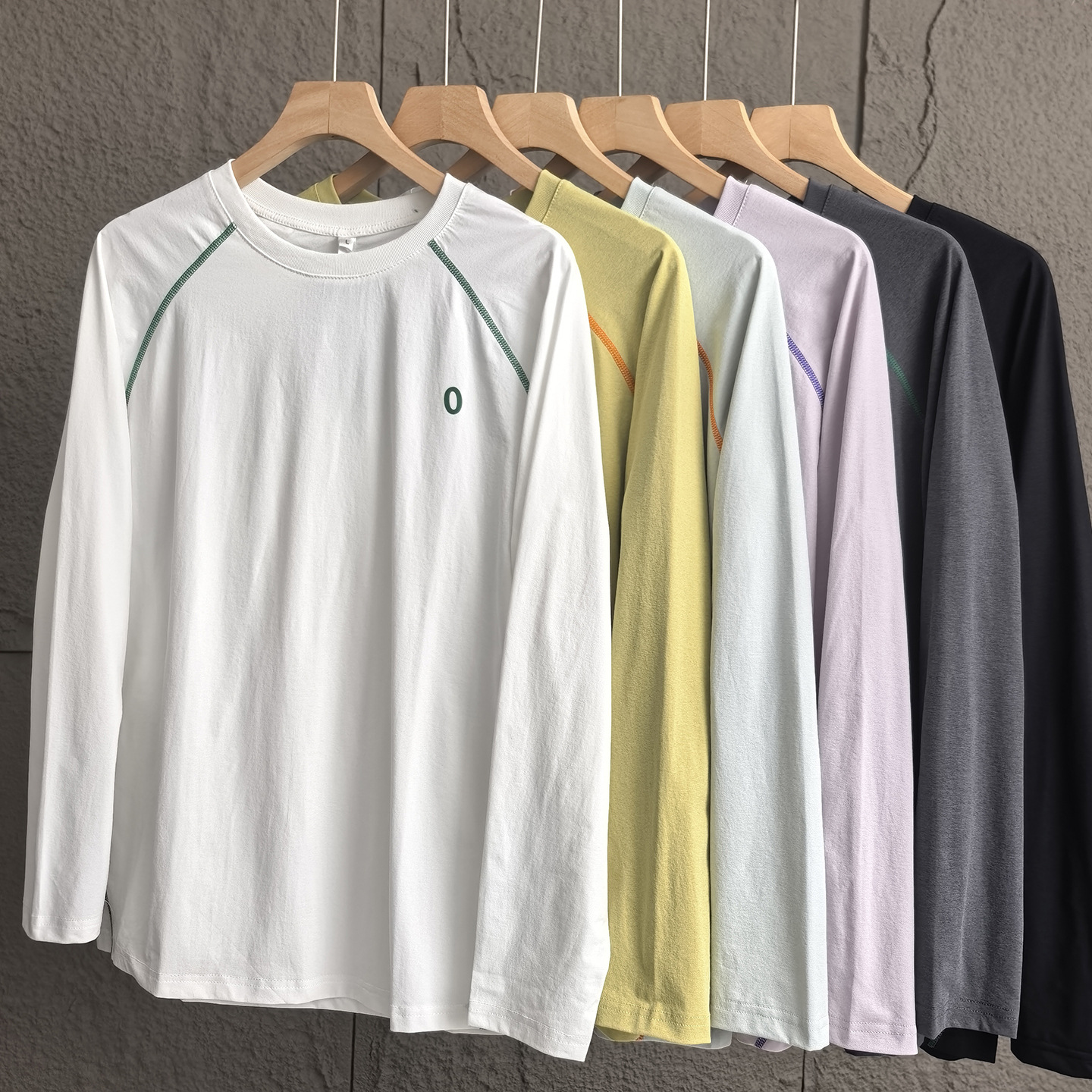 Proteção solar em cores contrastantes! Camiseta masculina e feminina fina de secagem rápida para ciclismo esportivo ao ar livre com manga raglan legal camiseta de manga comprida
