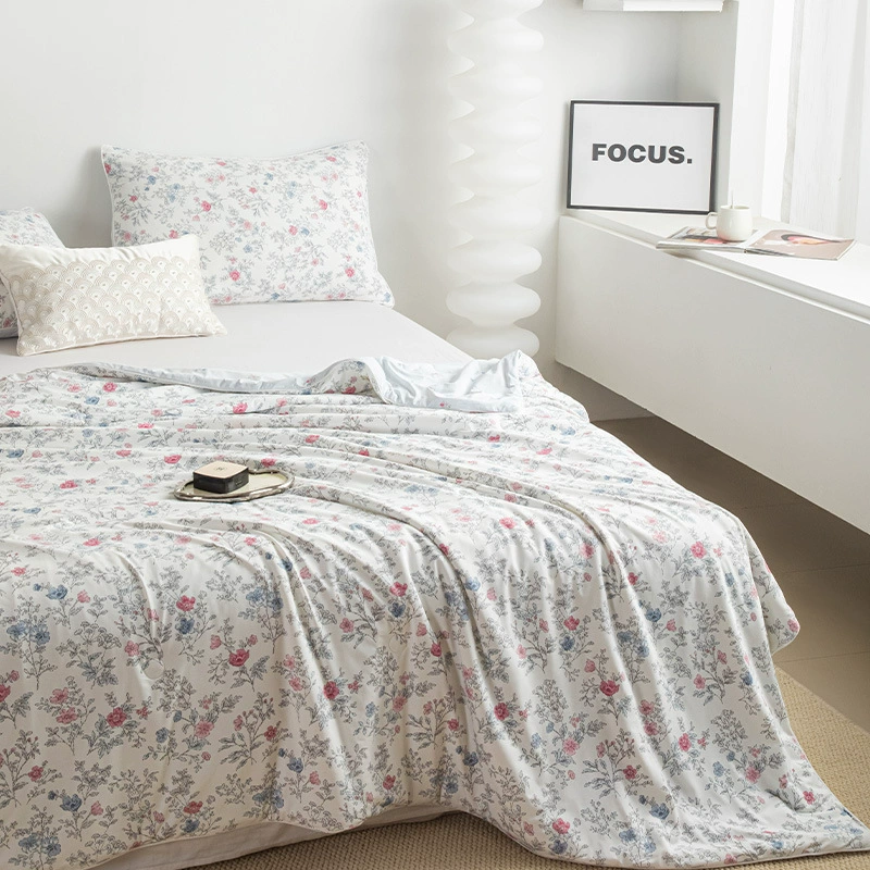 Холодное летнее стеганое одеяло с тонким стеганым одеялом гладкое и прохладное летнее стеганое одеяло