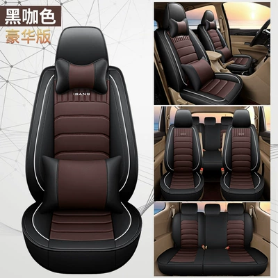 full leather seven-seat special car: Modelə uyğun (Original) oturacaq örtükləri - cys-c-15-black-coffee-color-seven-seat-luxury-version-split-11