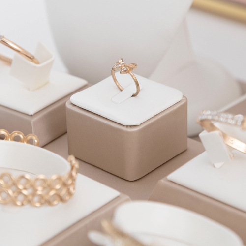 Ring display stand live broadcast room ring tray display jewelry rack stall jewelry tray commercial jewelry display props