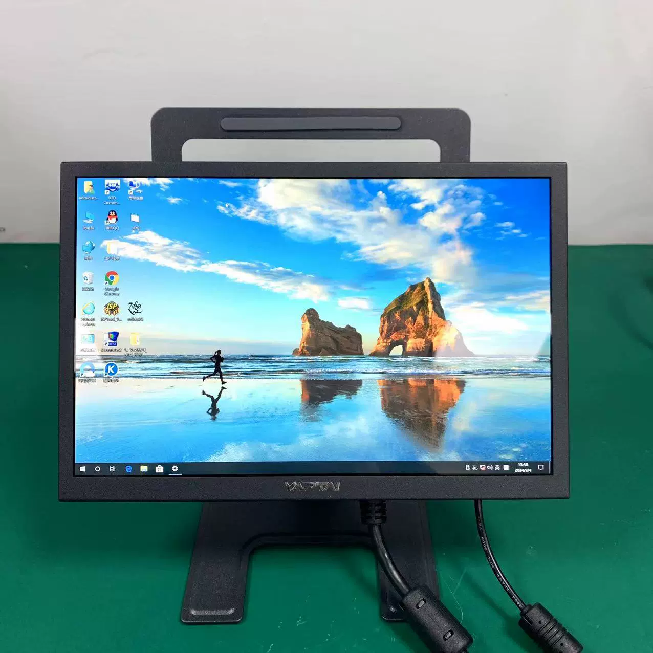 10.1inch Автомобильный монитор для видеонаблюдения 1200P высокой четкости BNC+USB с высокой яркостью 700Nit и сенсорным экраном