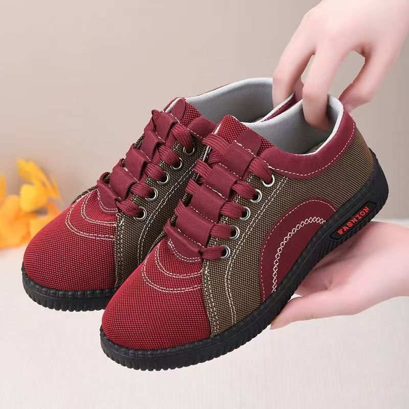 Primavera y otoño Viejos zapatos de tela de Beijing zapatos individuales de mujer zapatos de cocina zapatos de trabajo para niños zapatos de trabajo antideslizantes camareros zapatos de mujer zapatos de trabajo con suelas blandas image 4