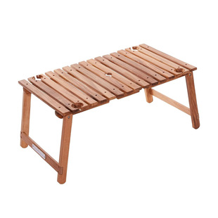 Cross-Border Wooden Picnic Table Outdoor Camping Portable Folding Wine Table Self-Driving Tour Table Beach Wine Table Barbecue Table
