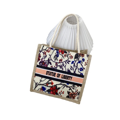 Fashionable cotton and linen small bags, class snacks, portable shopping bags, Internet celebrity retro  new women's bags