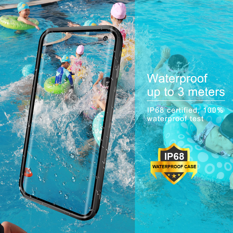 Red Pepper Waterproof Case Suitable for Samsung Galaxy S10 Outdoor Swimming Protective Case Full-Cover Anti-Fall Protective Case
