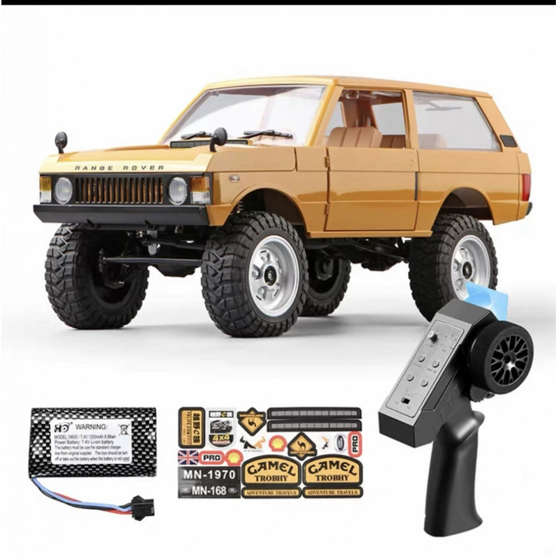 Радиоуправляемый монстр-трак 1:12 реалистичный внедорожник, 4WD, пикапер для подъёмов, разноцветный