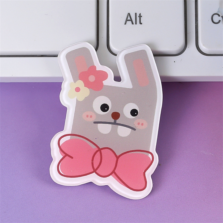 新しい外国貿易バッジ森林動物パーティーかわいいアクリルブローチ漫画パッチヘアクリップ冷蔵庫貼り部品|undefined