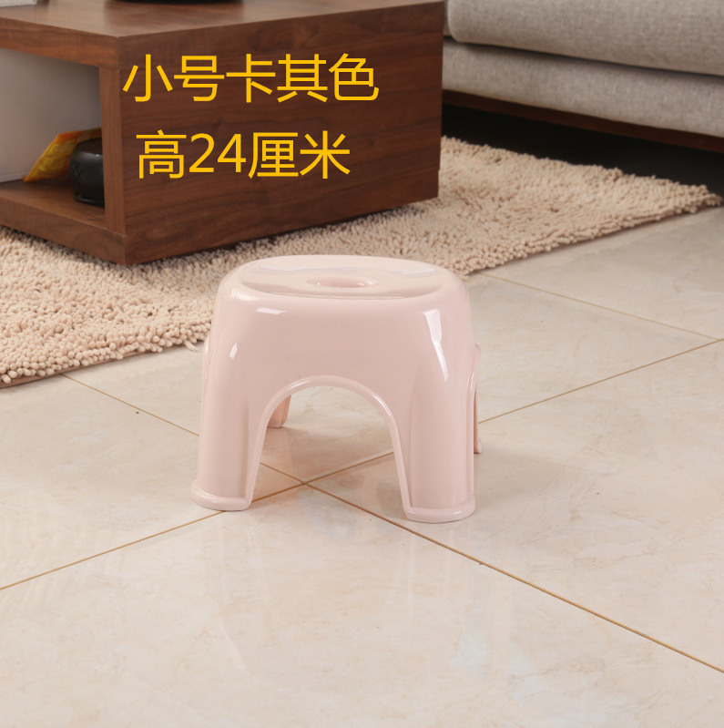 プラスチックスツール、家庭用椅子、厚みのある大人用丸スツール、子供用靴交換スツール、滑り止めの小さなベンチ、高さのある正方形のスツール、ダイニングテーブルスツール|undefined