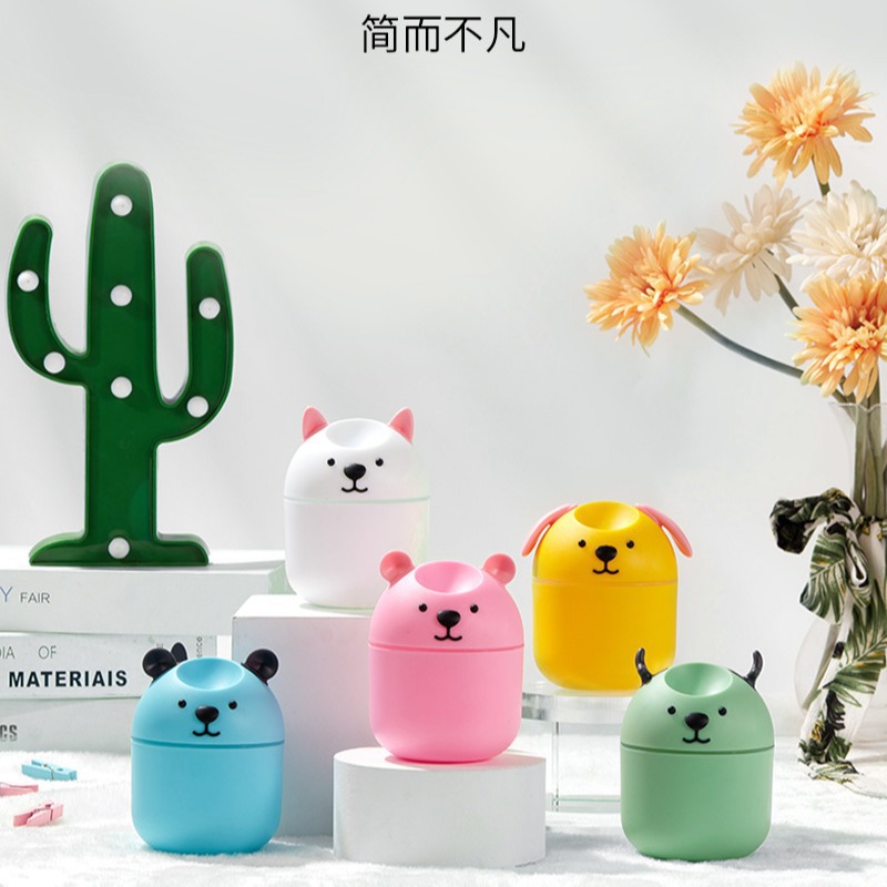 New Cute Pet Humidifier USB Desktop Office Bedroom Atmosphere Night Light Large Fog Volume Silent Gift Wholesale Aromatherapy