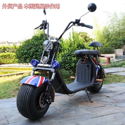 Lithium Battery Harley Electric Motorcycle Scooter Electric Wide Tire High Speed Scooter 60V2000W (Elektrikli motosikletlər)