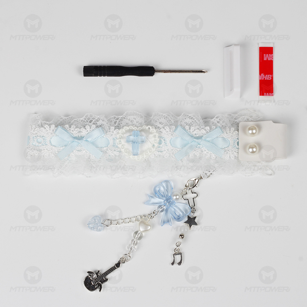 Caballos de teclado de encaje con hebilla teclado decorativo hecho a mano accesorios de teclado wootingATKDIY universal transfronterizo