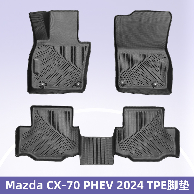 Es adecuado para Mazda CX - 70 Combustible 2024 3D TPE para todos los tiempos almohadilla de suelo antisucio