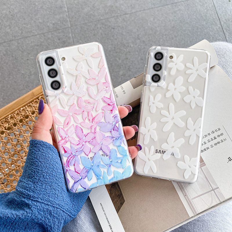 Handyhülle Für Samsung S26 Ultra Und Iphone 17 Mit Blumenmuster_voghion.com