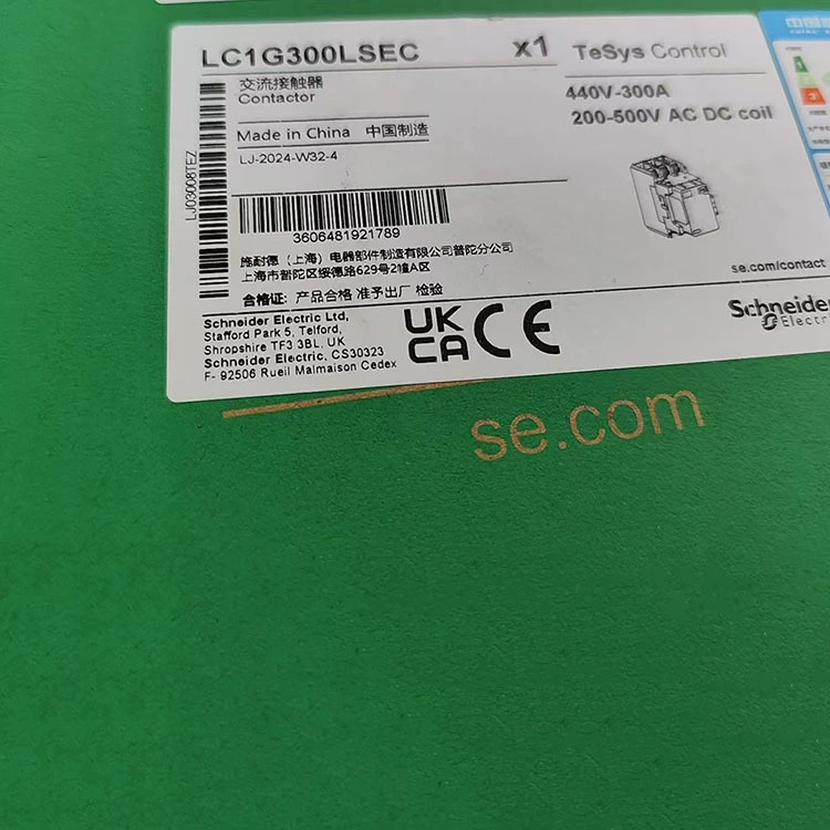 LC1G300LSEC/LC1G300KUEC Schnein/Германия контактор новый оригинальный подлинный
