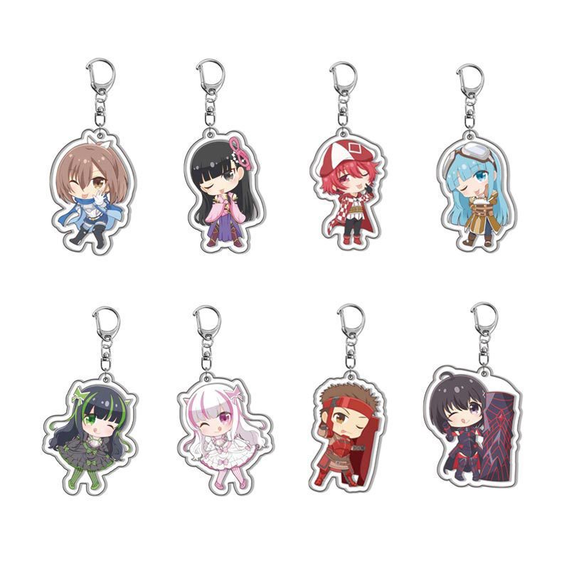 Acrylic Keychain with Full Defense Power because I Was Too Afraid of Pain. Cute Pendant of Meplusha