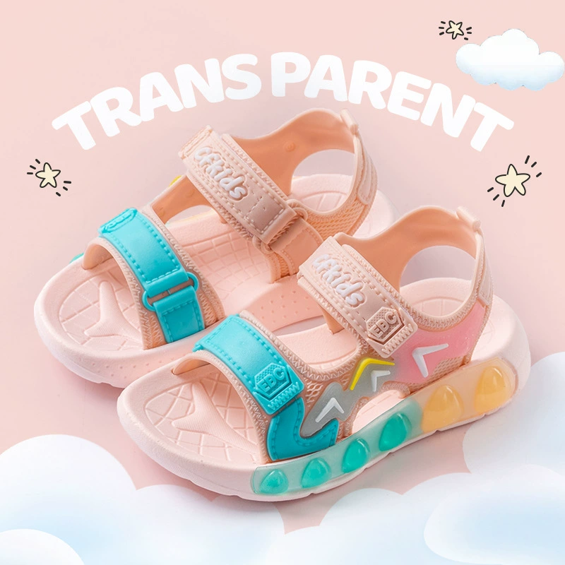 Детские сандалии 2025 новый летний нескользящий мягкий фон для девочек
