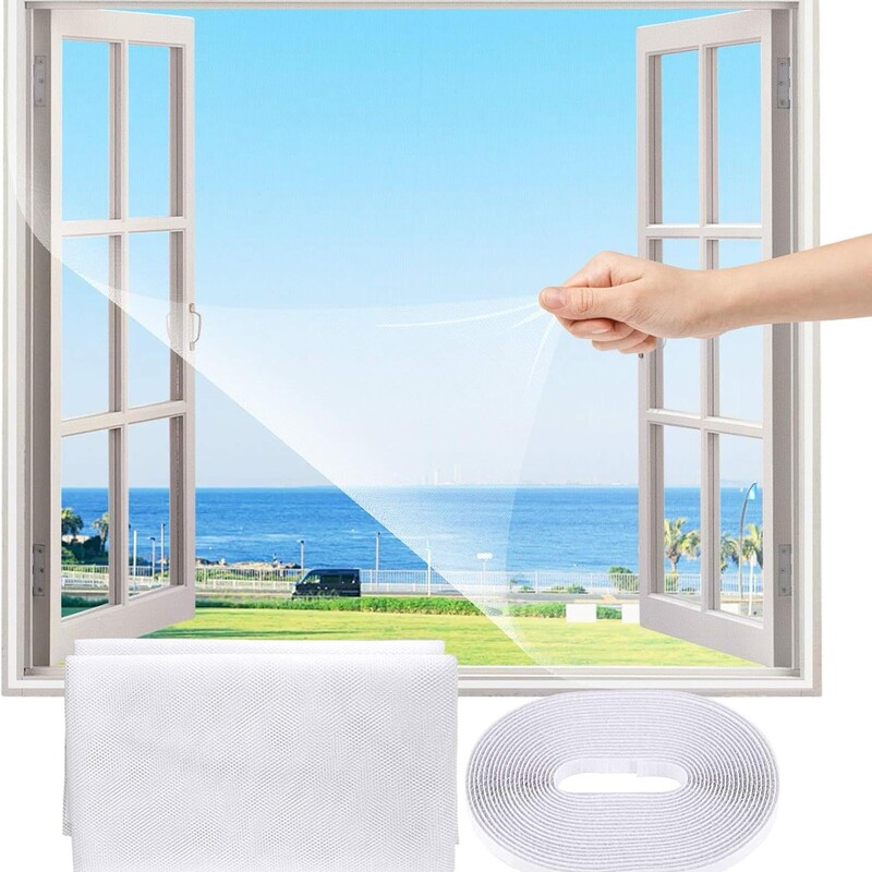 Cross-border Amazon Hot DIY Anti-mosquito Window Screen Invisible Gauze Bedroom Kitchen Door Sand Window Sand Window Window Net Fly-proof