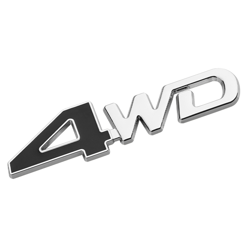 汽车4X4大排量标数字4wd尾标3D立体四驱金属车贴字母贴纸v6V8车标