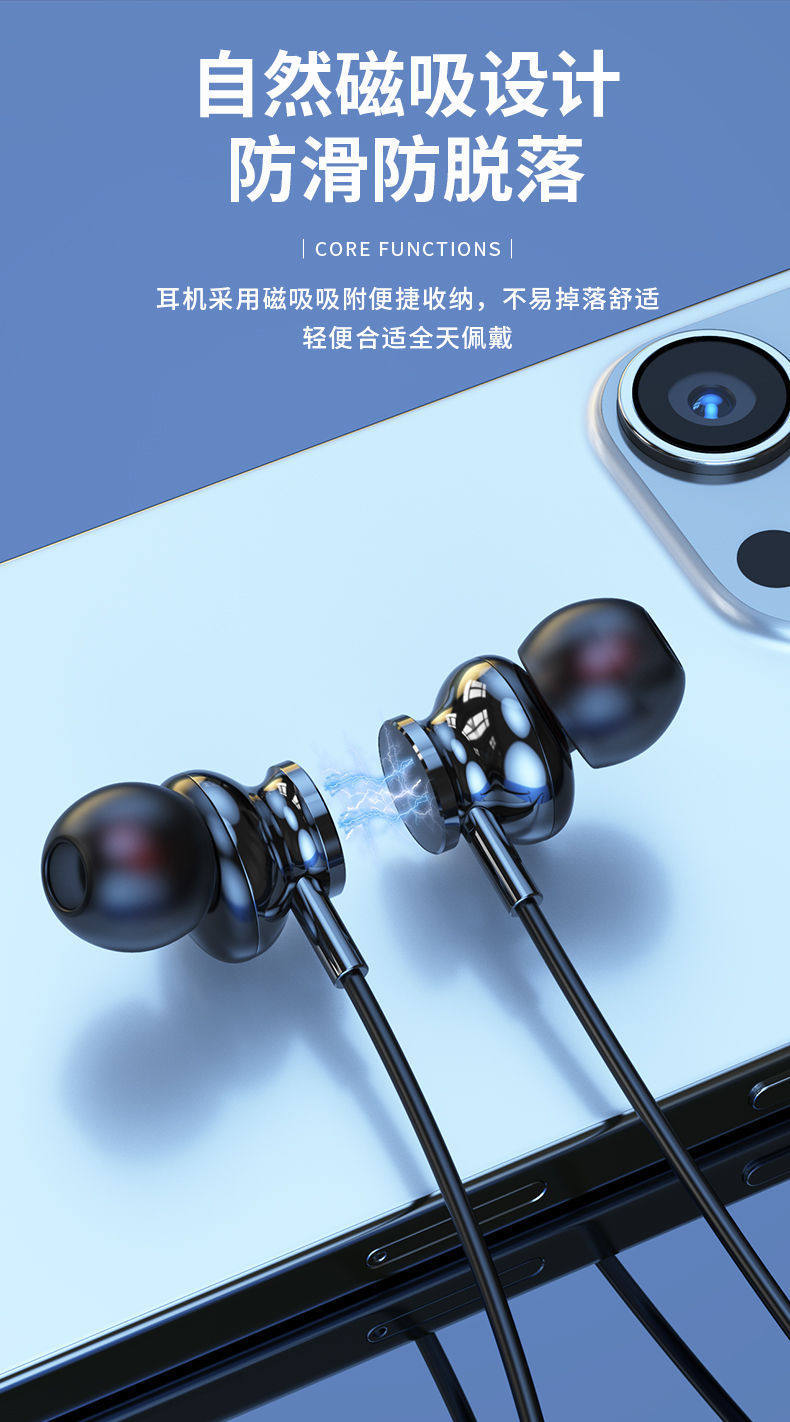 Wireless Bluetooth headphones with card slot, karaoke function, neckband design, ultra-long battery life, noise cancellation, suitable for gaming and sports, compatible with Huawei and Apple devices