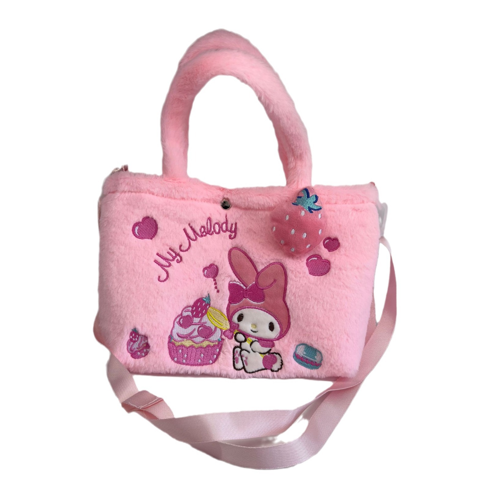 Nuevo bolso de peluche de dibujos animados lindo fábrica al por mayor hombro portátil muñeca bolsa ciego caja intercambio regalo