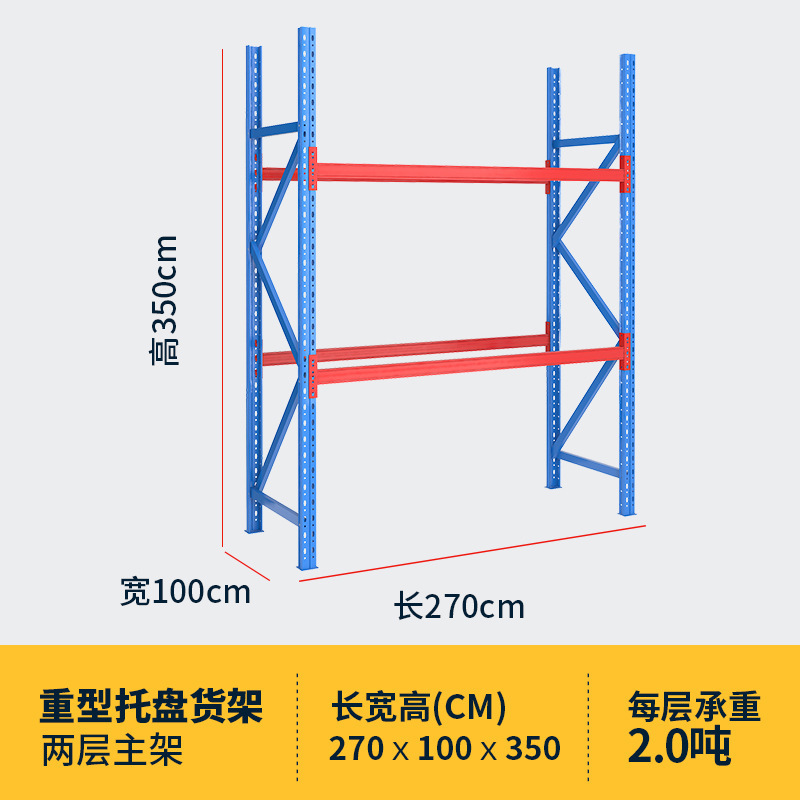 重型仓储货架仓库库房大型货架多层托盘横梁式置物铁架子工业货架|undefined