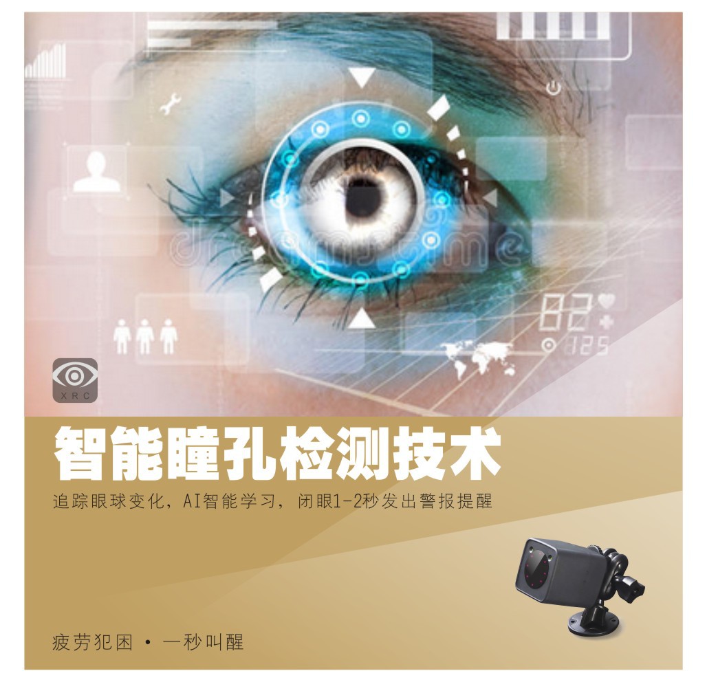 S1 Fatigue Warning Device, Driving Monitor, Anti-Drowsiness Device for Long Distances, Monitoring While Making Phone Calls, Monitoring with Eyes Closed, Facial Recognition, Driving Safety