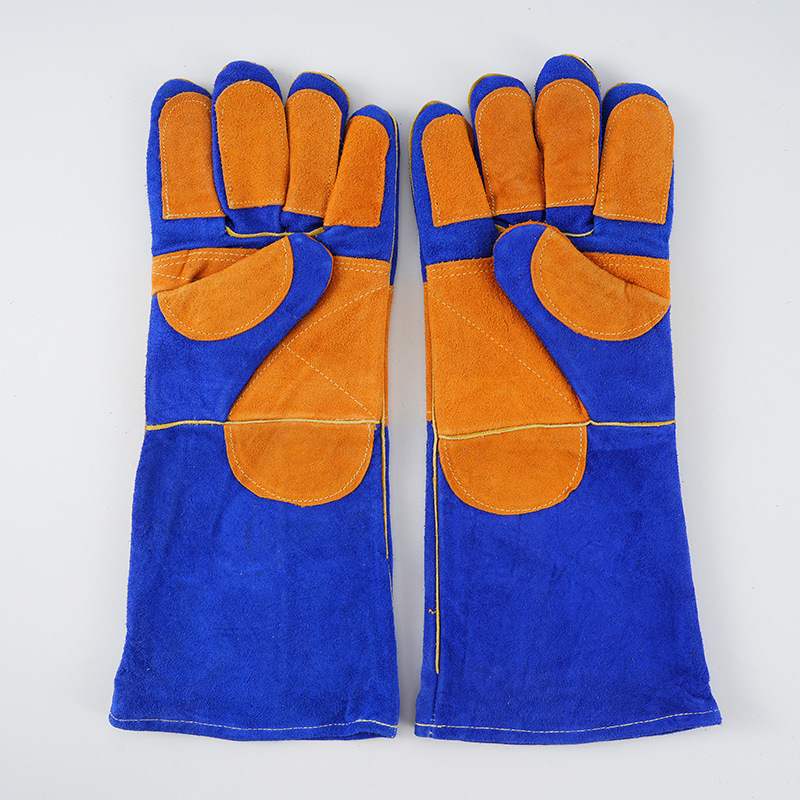 工厂直供防烫劳保手套电焊工作业手部防护劳保手套焊接防护手套