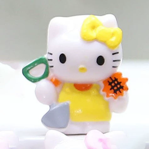 ЧибиKitty милая переменная кукла, кремовая подвеска, ручной работы