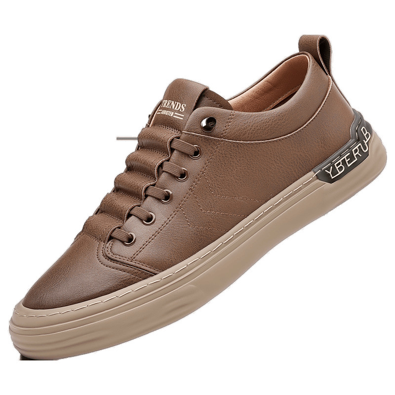 2025 primavera nuevos zapatos de cuero hombre moda casual versátil zapatos de cuero de negocios de hombre al por mayor image 5