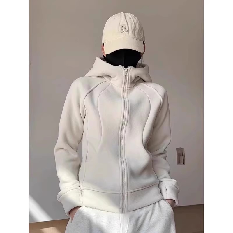 开春修身摇粒绒外套女2025新款春秋季冲锋衣内搭抓绒内胆卫衣上衣|undefined
