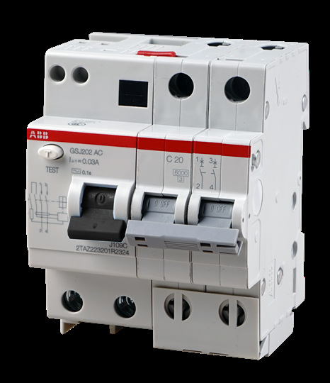 ABB低压微型断路器漏电开关GSJ201 A-D16/0.03物料号10253854
