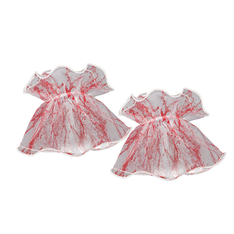 Amazon nuevo Halloween Bloodstain Horror Costume Fantasmas Feast Witch Party Accessories Disfraces de baile de maquillaje